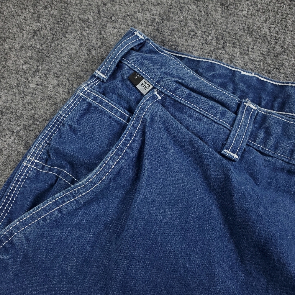 Carhartt FR Carpenter Jeans Mens 42x30 Flame Resistant Denim Workwear 290-83 - Picture 5 of 14